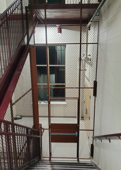 Custom Mesh Wire Partition For Stairwellscustom Mesh Wire Partition For Stairwells
