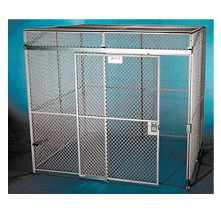 Wire mesh partitions for residential storage rooms — Jesco® Industries