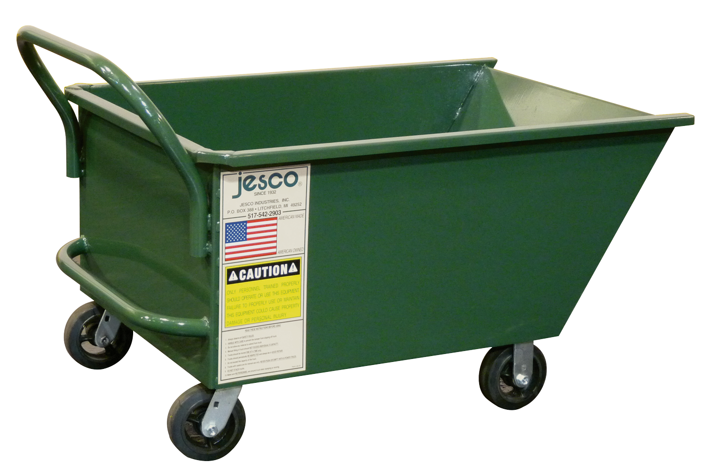 jesco hopper with casters