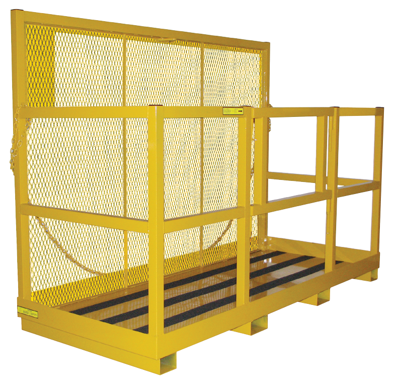 expanded large work platform