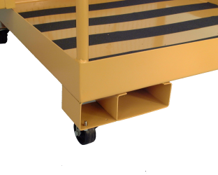 work platform with casters