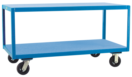 extra heavy duty 2 shelf work bench