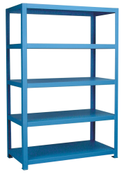 metal storage rack four shelves